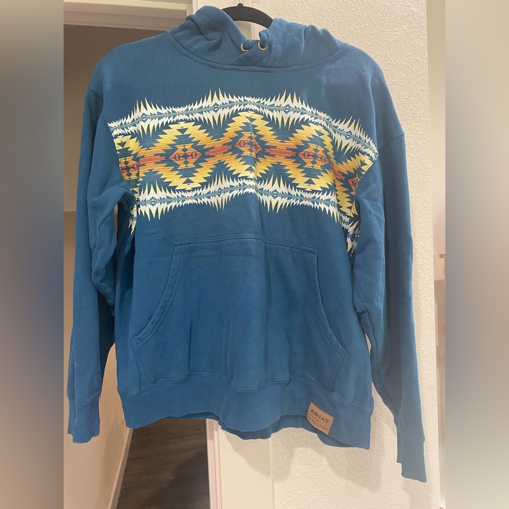 Ariat x Pendleton Teal Hoodie